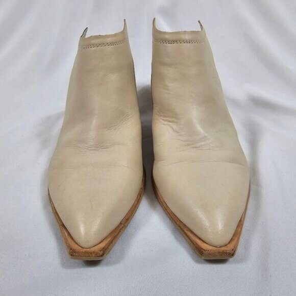 Dolce Vita Block Heel Mule In Cream - Size 11 - Picture 2 of 13